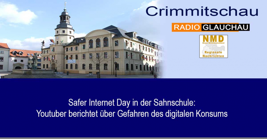 Crimmitschau - Safer Internet Day in der Sahnschule: Youtuber berichtet über Gefahren des digitalen Konsums