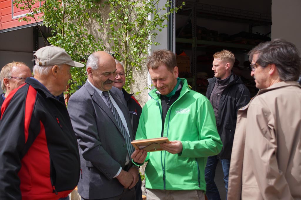 Der 1. Mai in Glauchau und Ministerpräsident Michael Kretschmer in Remse